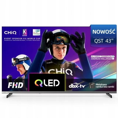CHiQ L43QST 43" QLED Full HD Google TV 1