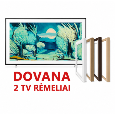 Samsung QE65LS03FWUXXH 65'' SMART 4K TV + DOVANA 2 TV rėmeliai Samsung QE65LS03FWUXXH 65'' SMART 4K TV + DOVANA 2 TV rėmeliai